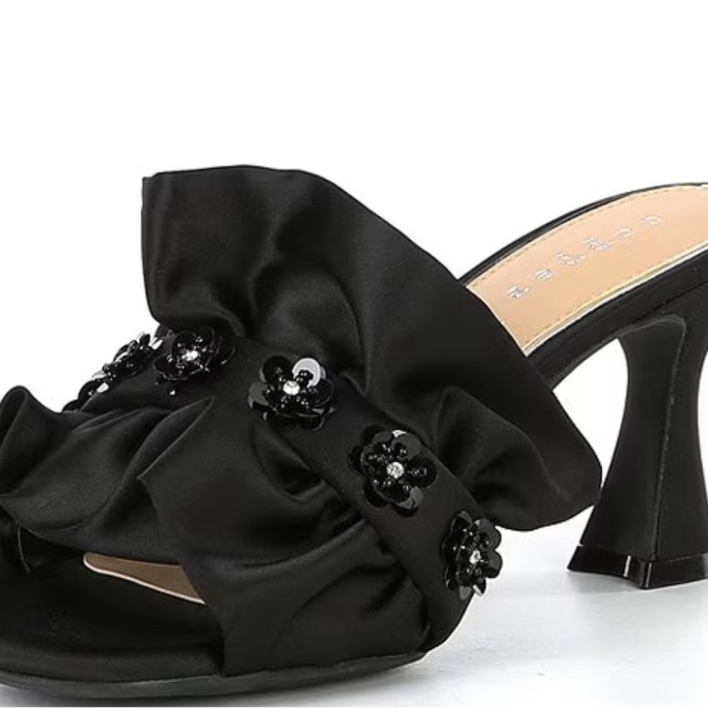 Copper Key Elegant Black Heels